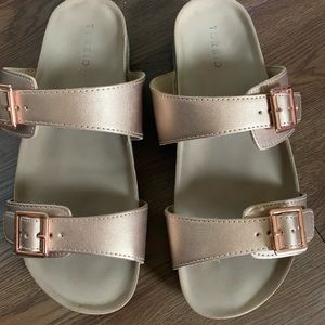 Torrid Rose Gold Sandals